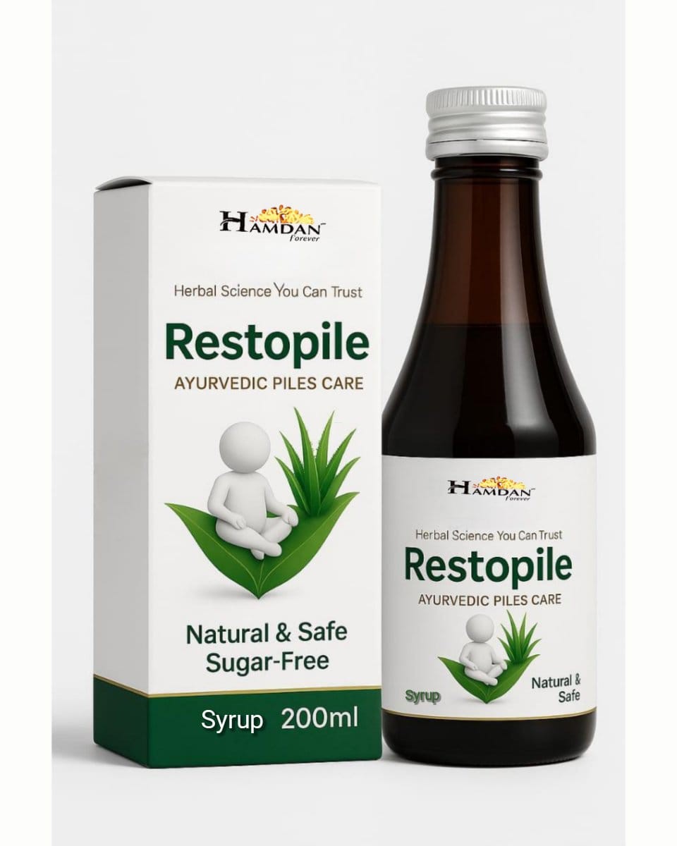 Restopile Ayurvedic 200 ml x 2 Syrup – Natural & Safe Relief from Piles (Hemorrhoids)
