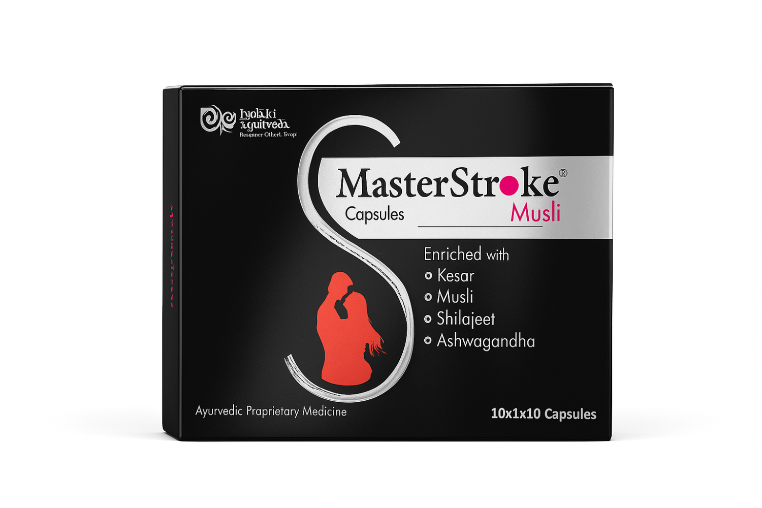 HAMDAN FORVER -MasterStroke Musli Capsules for Men – Ayurvedic Vitality Booster – With Safed Musli, Shilajit, Ashwagandha, Kesar – 100% Natural Herbal Supplement – 60 x 3 Capsules