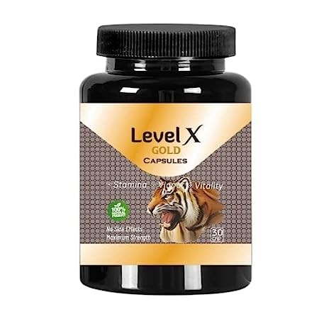 Level X Gold Capsule Men Stamina I Vigour I Vitality I Extra Power Extra energy
